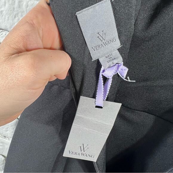 NWT Vera Wang Black Formal Dress Size 6 - Picture 11 of 11